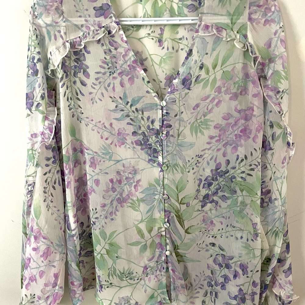 Floral Print Women's Top
